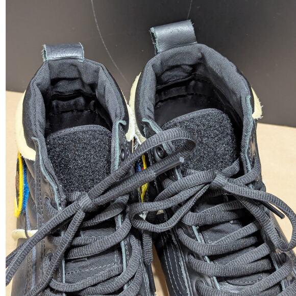 VANS NASA Space Voyager SK8-Hi Sneakers Black Leather High Top Mens 12 Astronaut - Picture 8 of 10